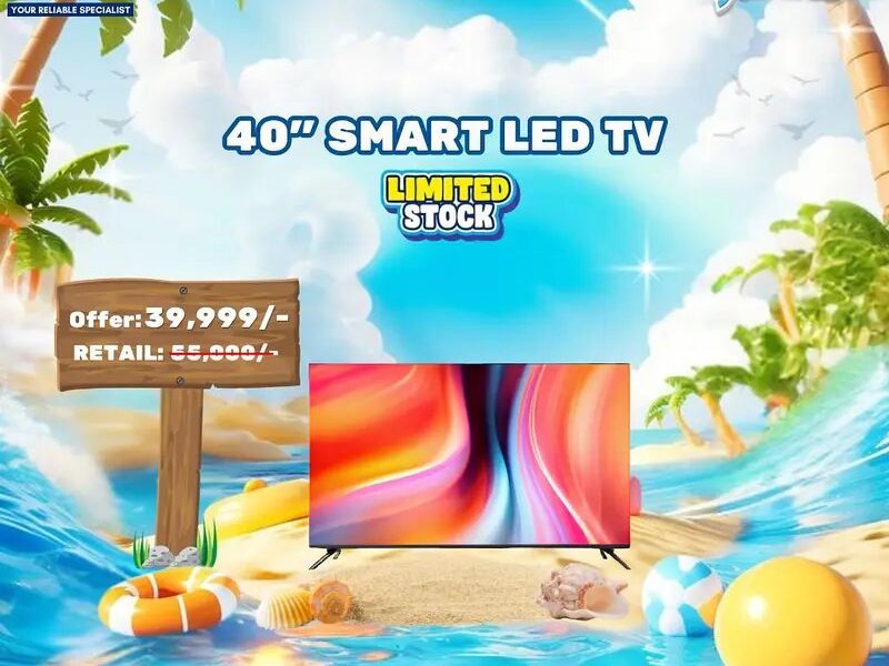40" Smart LED TV - Brand New