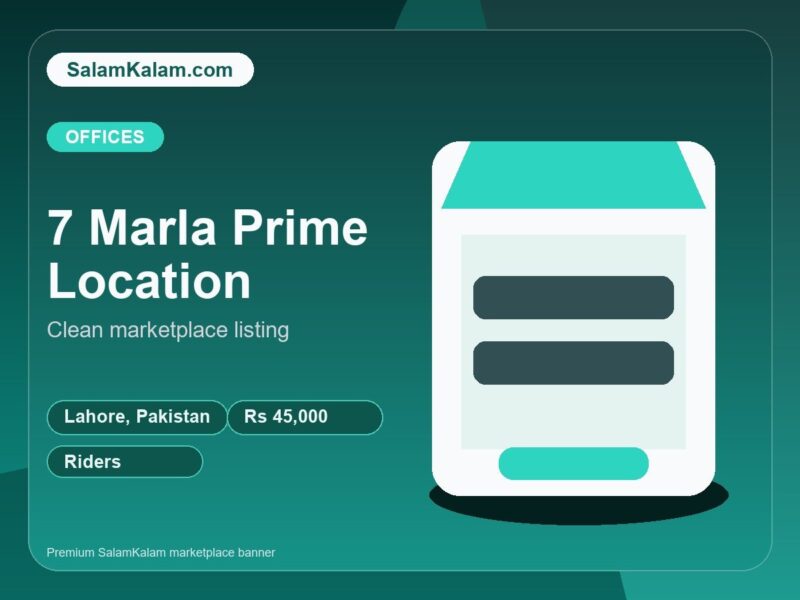 7 Marla Prime Location