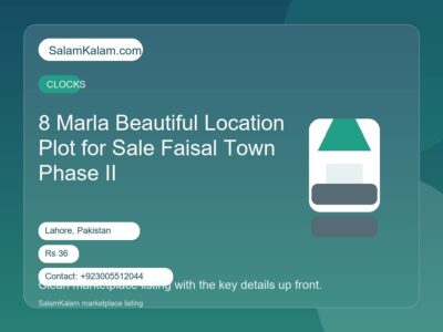 8 Marla Beautiful Location