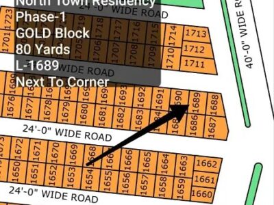 80 Sq Yards Plot for Sale -
