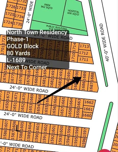 80 Sq Yards Plot for Sale -