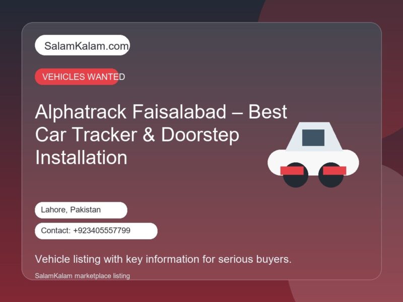 Alphatrack Faisalabad – Best