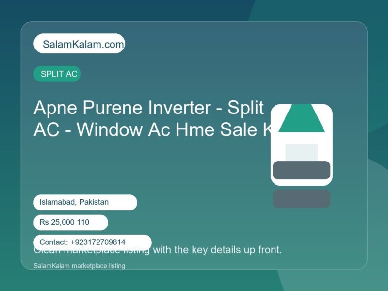 Apne Purene Inverter - Split