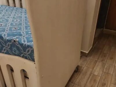 Baby Cot Bed with Mattress -