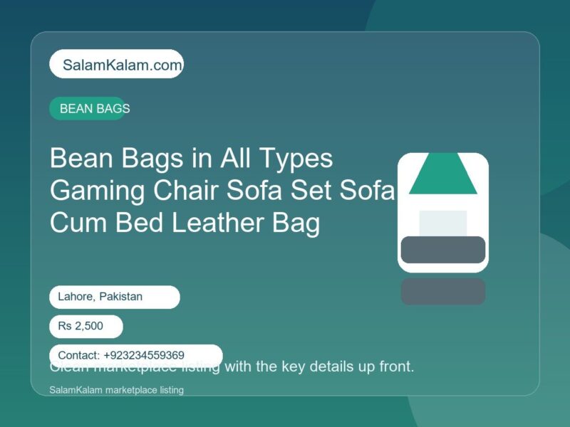 Bean Bags in All Types