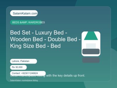 Bed Set - Luxury Bed -