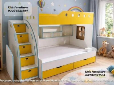 Bunk Bed - Kid Wooden Bunker