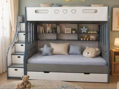 Bunk Bed - Kid Wooden Bunker