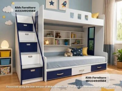 Bunk Bed - Kid Wooden Bunker