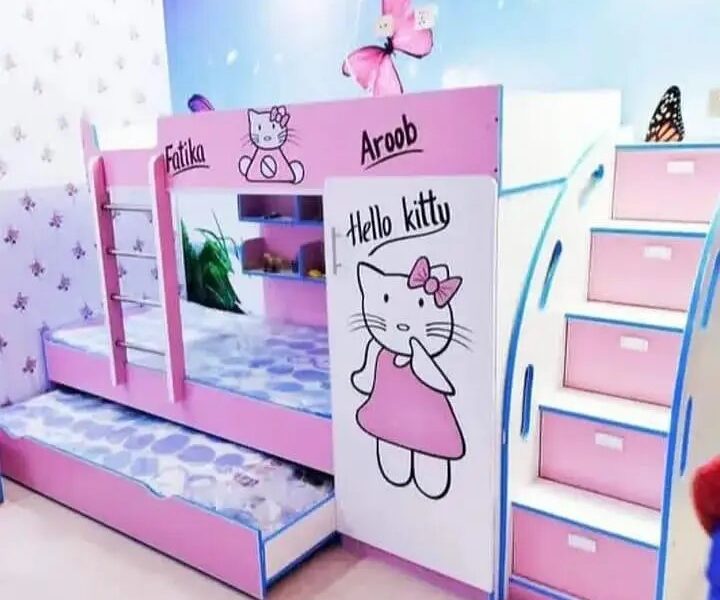 Bunk Bed - Kid Wooden Bunker