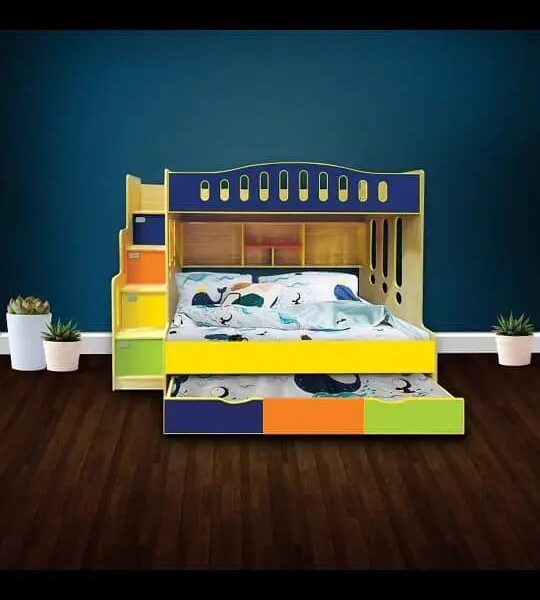 Bunk Bed - Kid Wooden Bunker