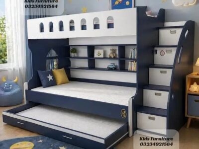 Bunk Bed - Kid Wooden Bunker