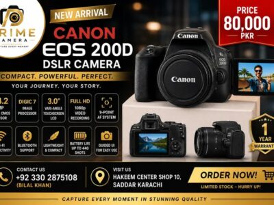 Canon EOS 200D DSLR Camera -