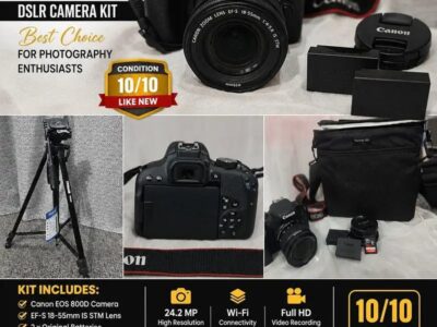 Canon EOS 800D DSLR with 18
