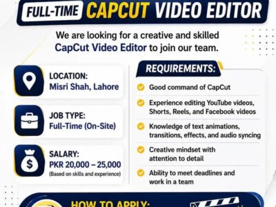 CapCut Video Editor Required
