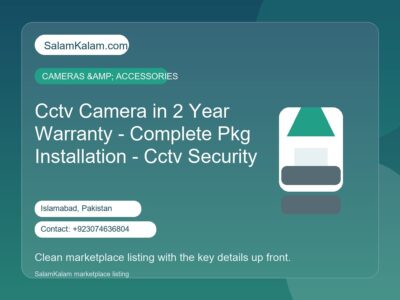 Cctv Camera in 2 Year