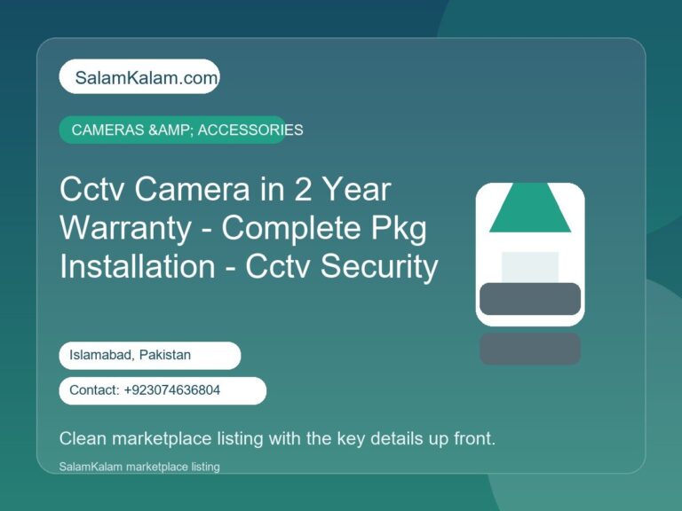 Cctv Camera in 2 Year