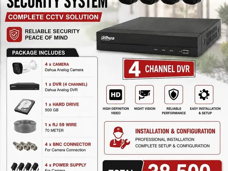 CCTV Cameras Installation in