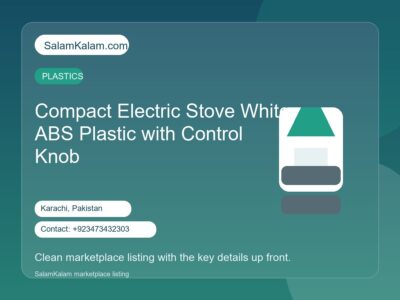 Compact Electric Stove White