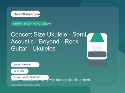Concert Size Ukulele - Semi