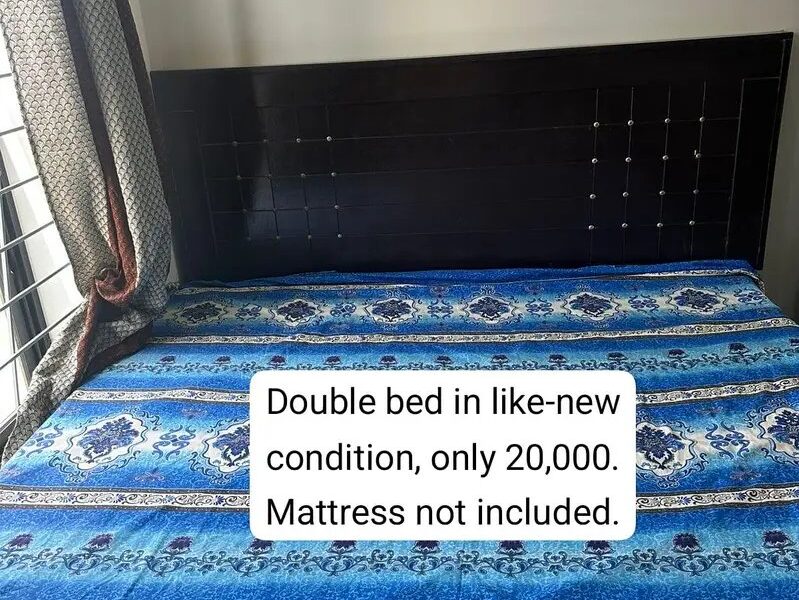 Double Bed for Sale - Like