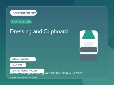 Dressing and Cupboard