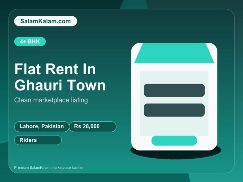 Flat for Rent in Ghauri Town