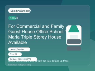 For Commercial and Family