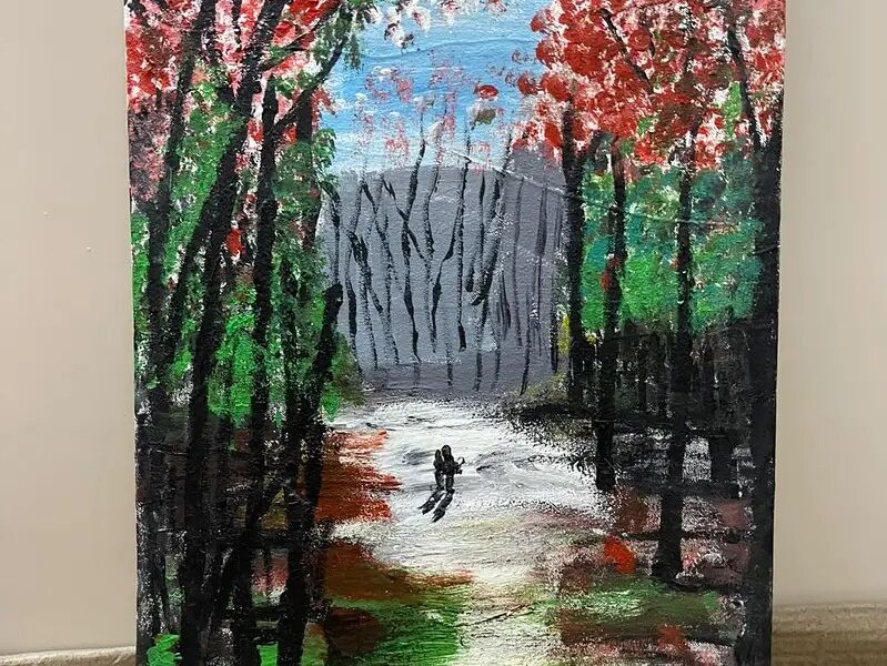 Forest Secnery 12x18 By