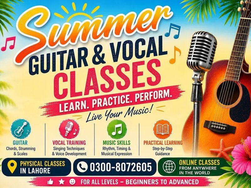 Guitar and Vocal Classes