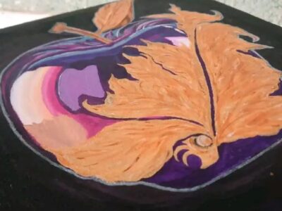 Handmade Abstract Apple