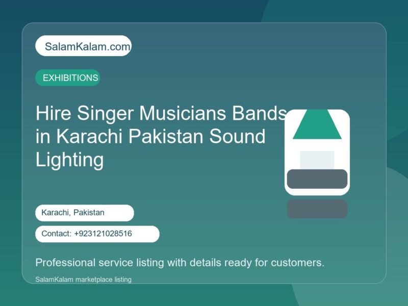 Hire Singer Musicians Bands