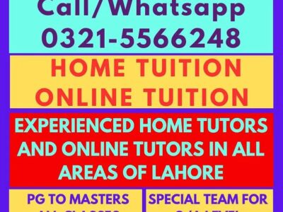 Home & Online Tuition - Male