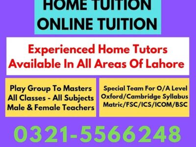 Home & Online Tuition - Male