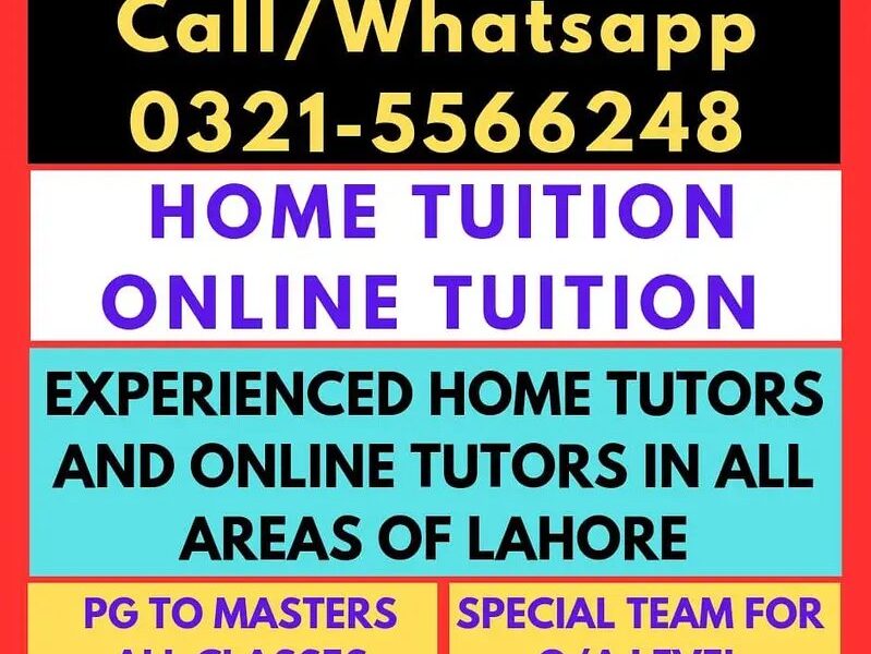 Home & Online Tuition - Male