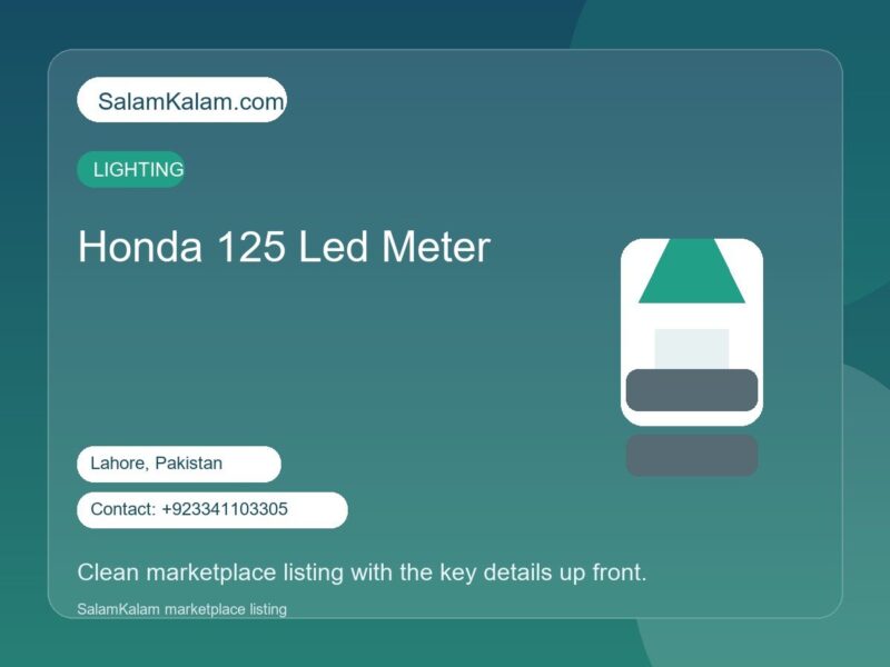 Honda 125 Led Meter