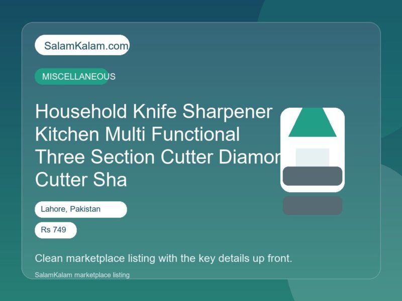 Household Knife Sharpener