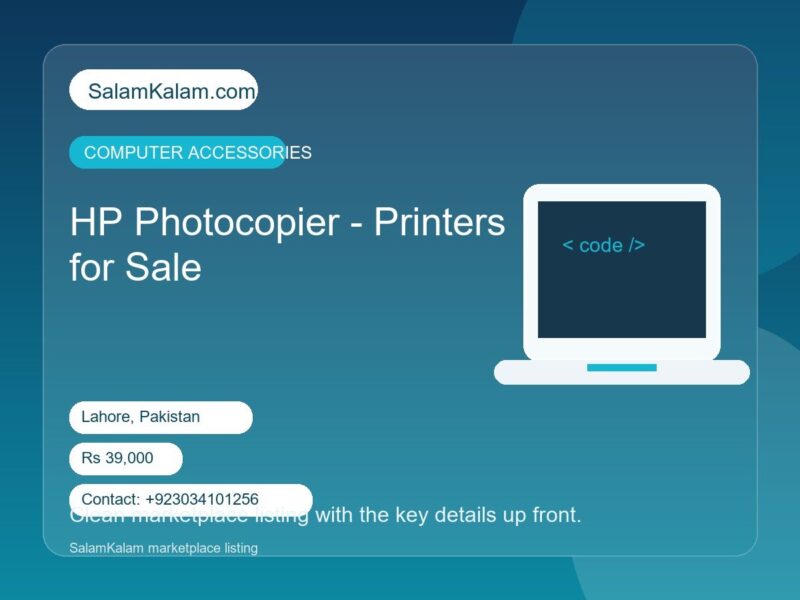 HP Photocopier - Printers