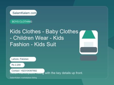 Kids Clothes - Baby Clothes