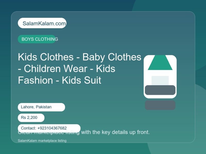 Kids Clothes - Baby Clothes