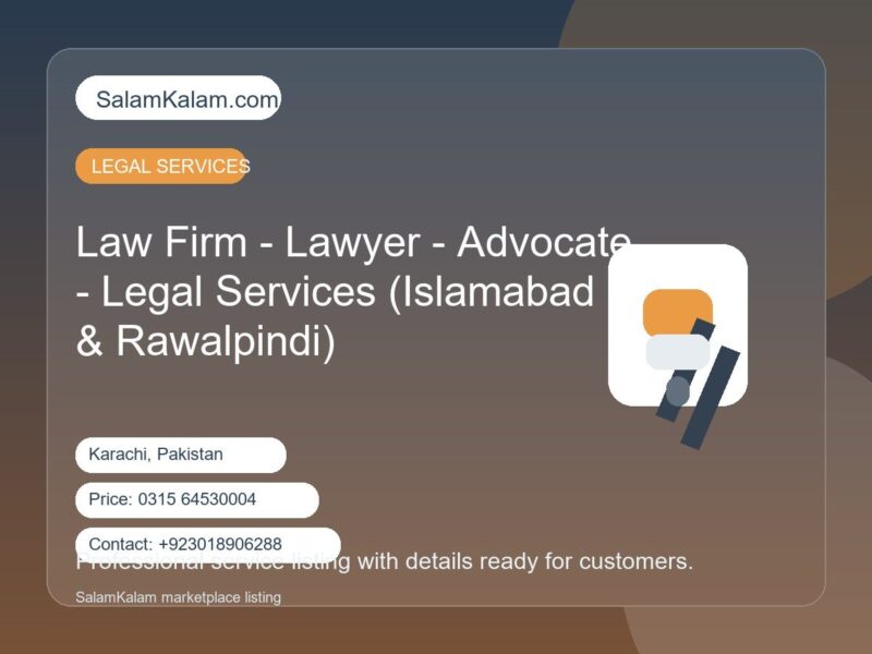 Law Firm - Lawyer - Advocate