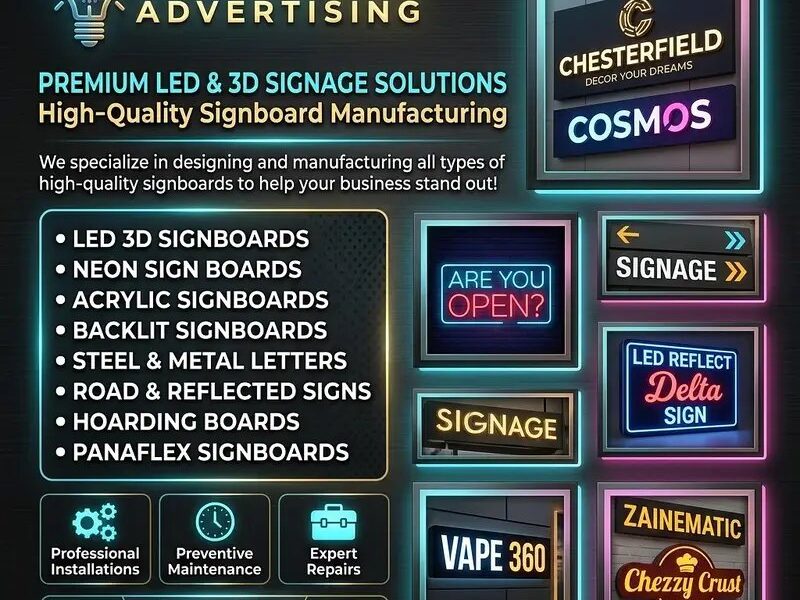 LED Sign Board Design,
