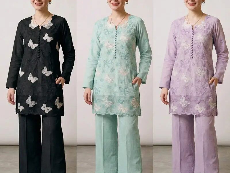 Maria. B Butterfly Lawn Cotton