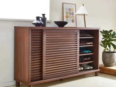 Modern Wooden Shoe Cabinet -