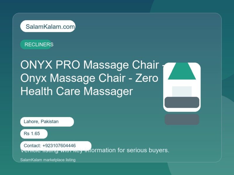 ONYX PRO Massage Chair -