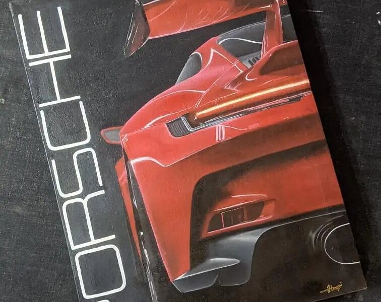 Painting of Porsche 911