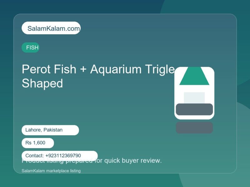 Perot Fish + Aquarium Trigle