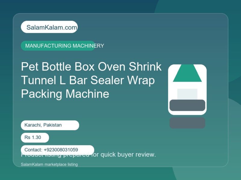 Pet Bottle Box Oven Shrink