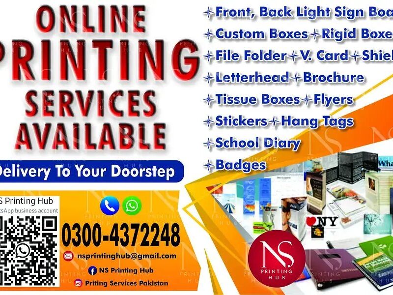 Printing Services, Boxes,