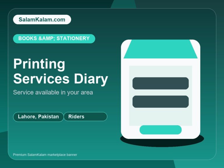 Printing Services, Diary,